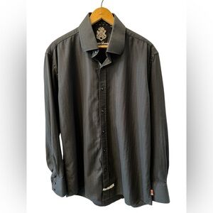 English Laundry Black Casual Button Down Shirt